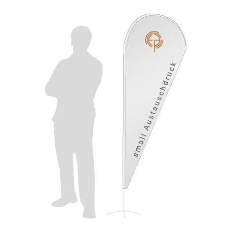 Beachflag Drop Austauschdruck | Small (210 cm) | einseitig bedruckt