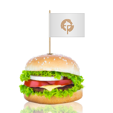 Burgerfahnen | ca. 15 cm | beidseitig bedruckt