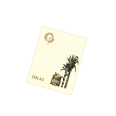 Flyer aus Zuckerrohr | DIN A5 | einseitig bedruckt