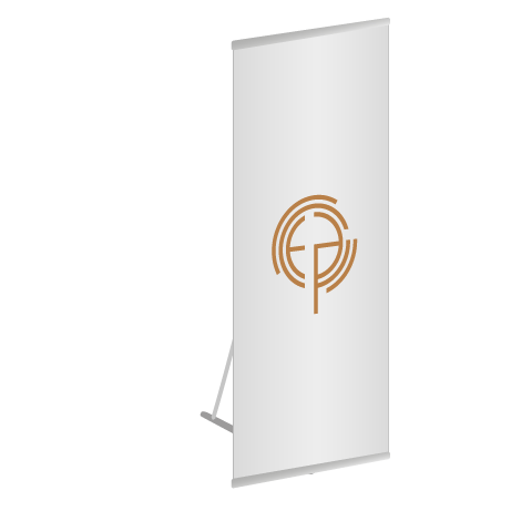 L-Banner | B 80 cm x H 200 cm | einseitig bedruckt