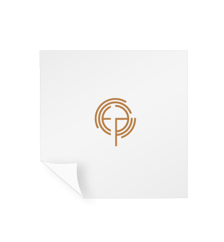 Aufkleber Monomer 1D - weiß und transparent